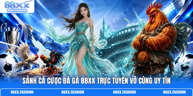 Sảnh cá cược đá gà 88XX trực tuyến vô cùng uy tín